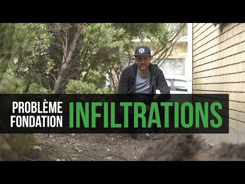 Infiltration d'eau dans la maison? Regarde tes pentes!