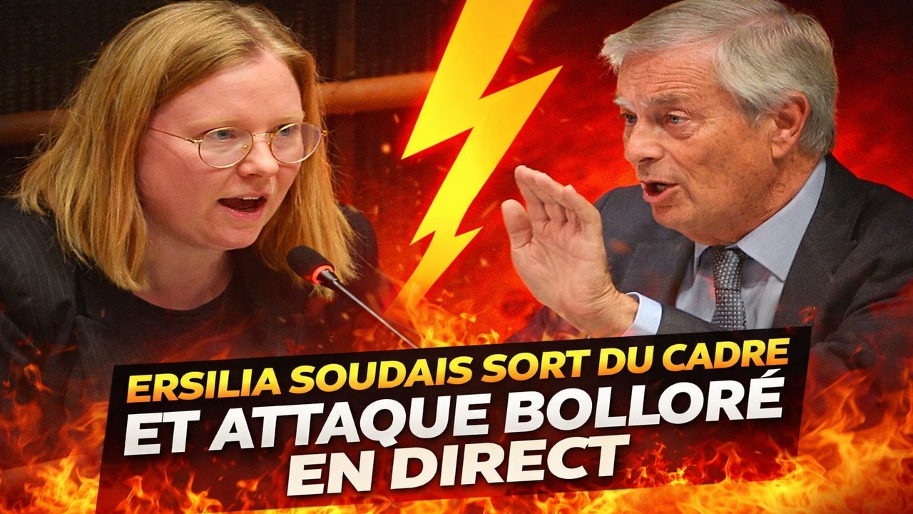 Ersilia Soudais sort du cadre et attaque Bolloré en direct