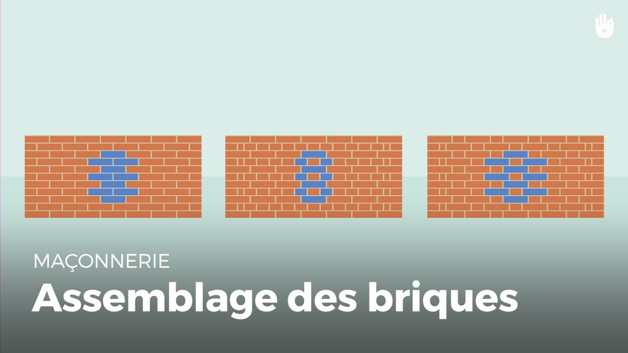 Maçonnerie : Différentes façons d'assembler les briques (appareils)