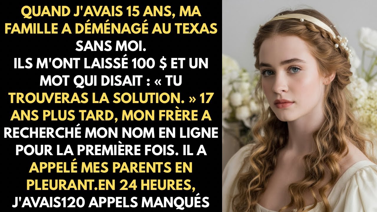 Mes Parents M’ont Abandonnée à 15 Ans Avec Une Simple Note… 17 Ans Plus Tard, Ils Ont Supplié Mon 