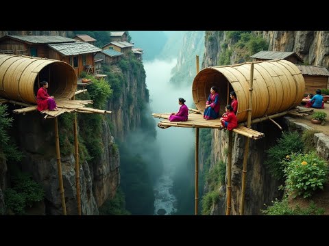 🏰 STRUCTURES SECRÈTES | Châteaux et villes sur des falaises, inexplicables | Voyage