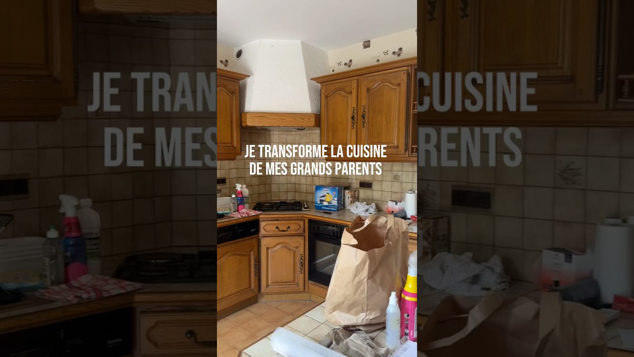 JE TRANSFORME LA CUISINE DE MES GRANDS PARENTS #renovation