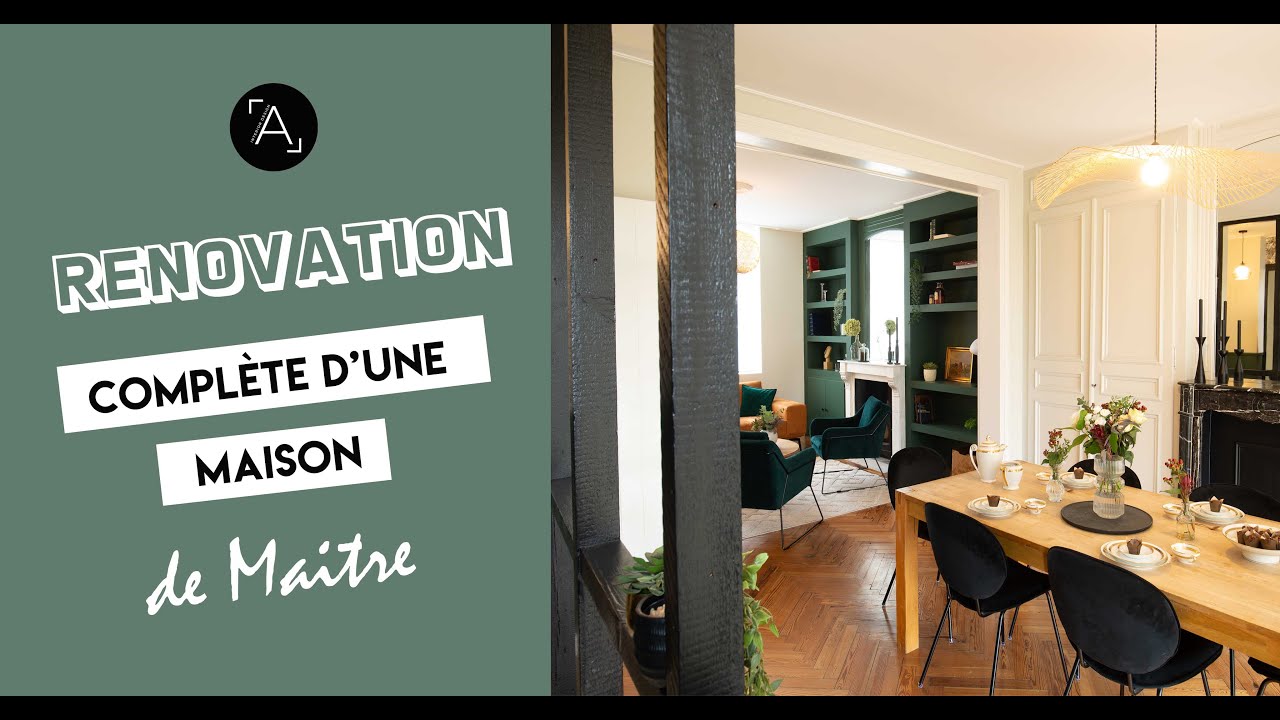 L'ART DU PLAN : Rénovation complète d'une maison de maitre.