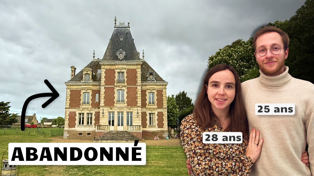 Ce jeune couple achète un château face à la Loire pour le rénover (Tour complet)