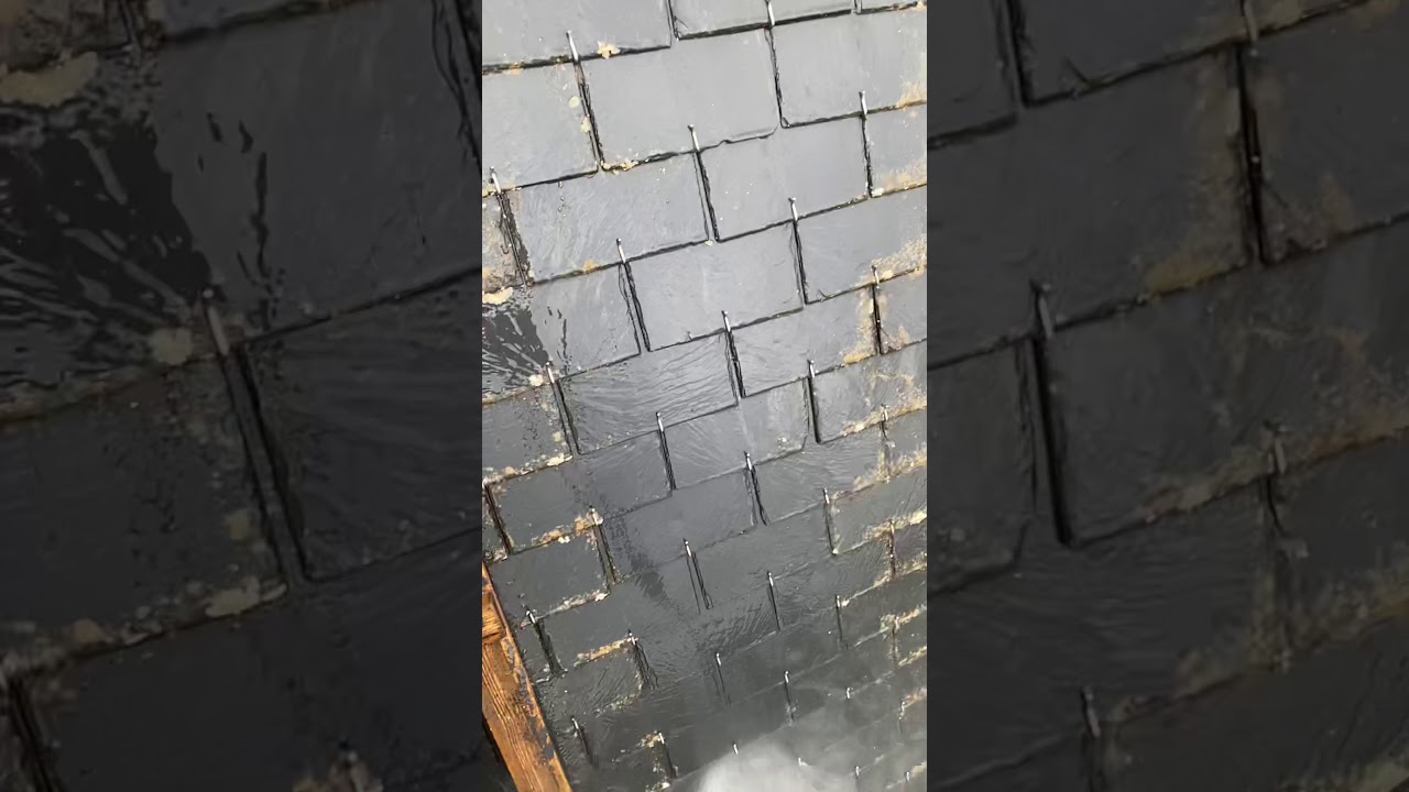 Nettoyage de toiture ardoise naturelle - NEOTY