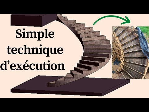 comment faire la cotation et l'implantation d'un escalier Hélicoïdal rapidement