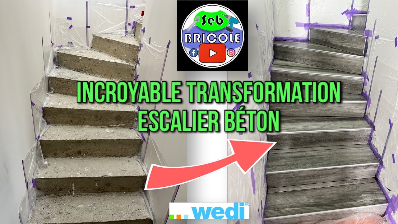 Rattraper un escalier béton mal fait pour en faire un bijou 💎💎