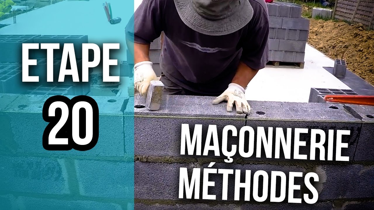 Maçonnerie jour 1 Méthodes et techniques - Etape 20