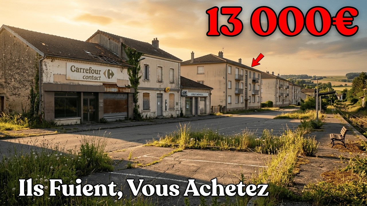 10 DÉPARTEMENTS FRANÇAIS que les HABITANTS QUITTENT EN MASSE — et ce qu'il RESTE à ACHETER [2026]