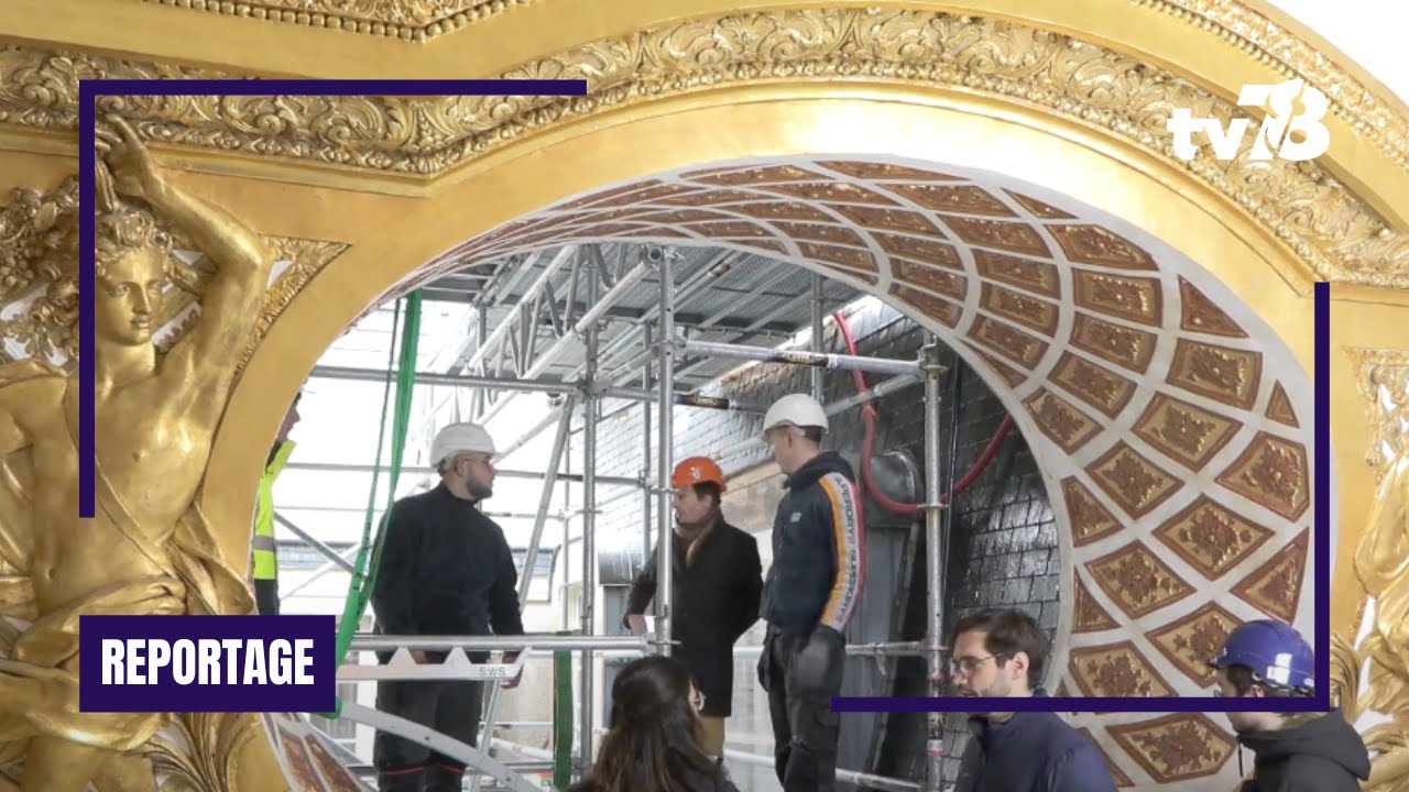À la découverte des travaux de restauration de l’ « Antichambre de l’Œil-de-Boeuf »