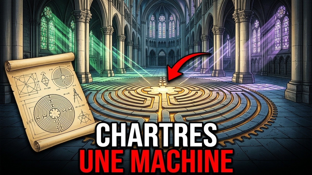 La Cathédrale De Chartres FONCTIONNAIT Comme Une Machine — Voici Les Plans Qu'on A Cachés