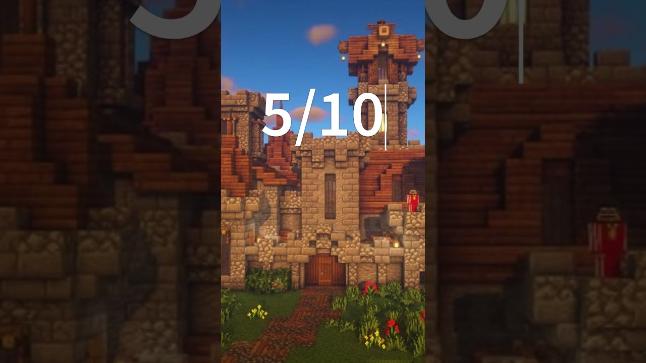 Le meilleur château de Minecraft !😮#minecraft  #minecraftshorts  #château #châteaux #castle #france