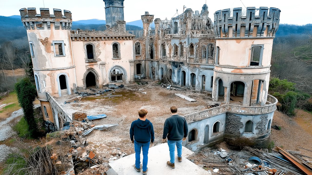 Friends Transform Abandoned Castle Into A FOUR STAR Hotel | Start to Finish by @chateaudutheil