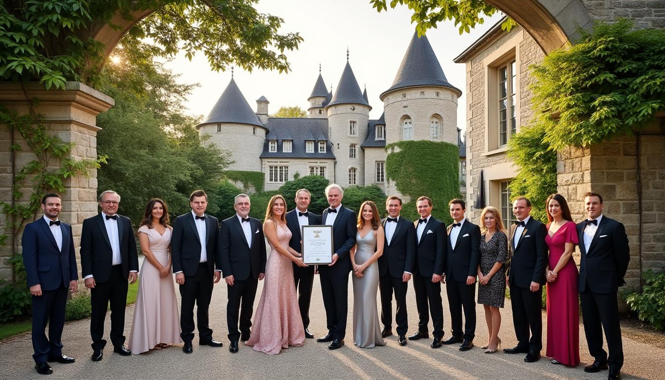 découvrez la cérémonie de remise du prix du loto du patrimoine au château de montferrand, un événement célébrant la préservation et la valorisation du patrimoine historique.
