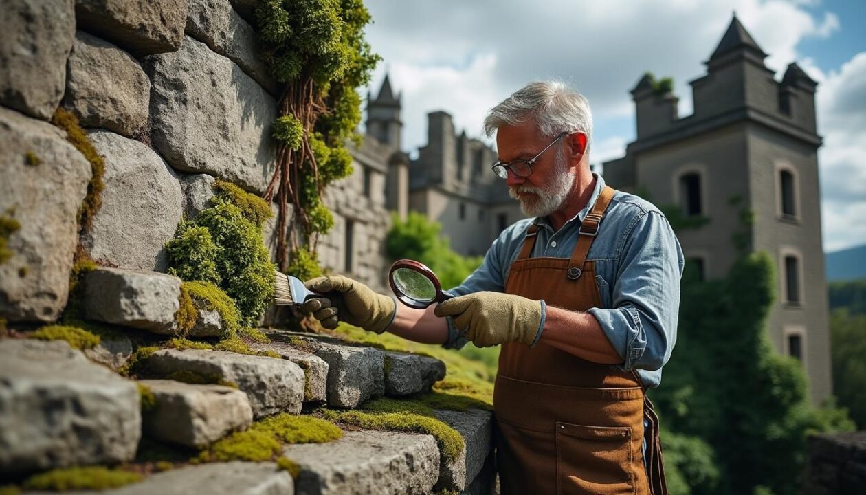 depuis plus de dix ans, un passionné restaure ce château historique avec soin, redonnant vie et beauté à chaque pierre marquée par le temps.