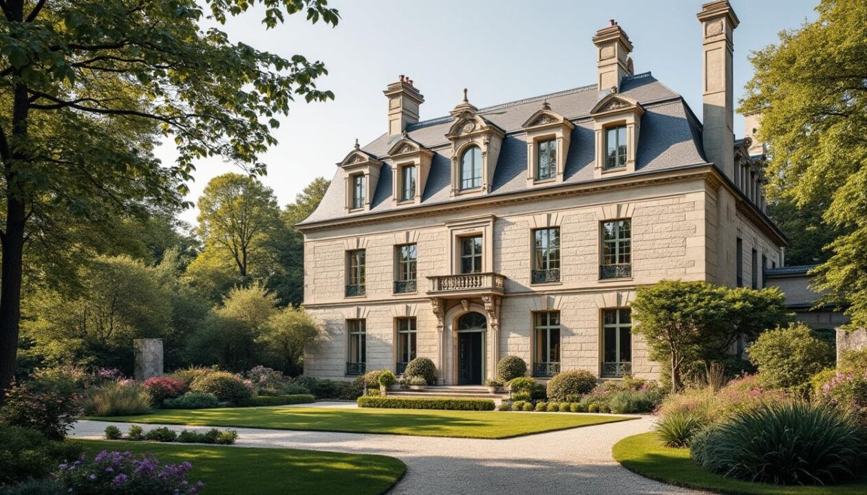 découvrez la transformation d'une élégante demeure bourgeoise en un centre d'art au charme de château, niché en région parisienne, alliant histoire et modernité.