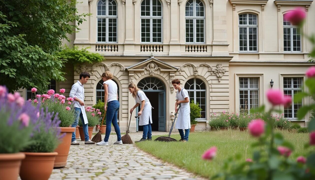 découvrez la renaissance du château de plaisir dans les yvelines, grâce à une rénovation complète portée par l'engagement des jeunes en insertion, alliant patrimoine et solidarité.